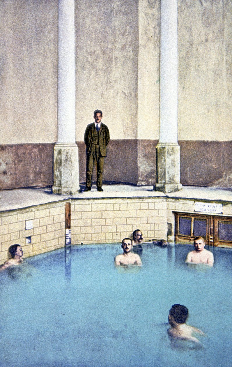 Baños de Teplice Sanov en la República Checa de Unbekannter Künstler