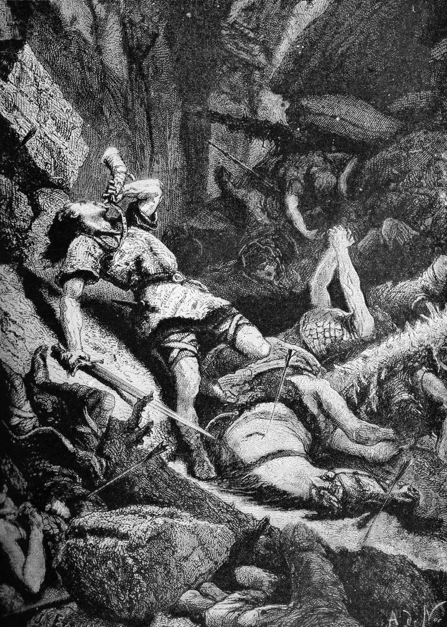 La Gran Batalla de Roncesvalles de Unbekannter Künstler