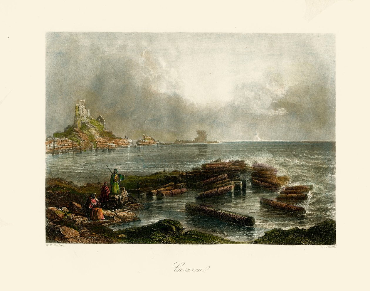 Tierra Santa - Cesarea (Caesarea) - Biblia de Unbekannter Künstler