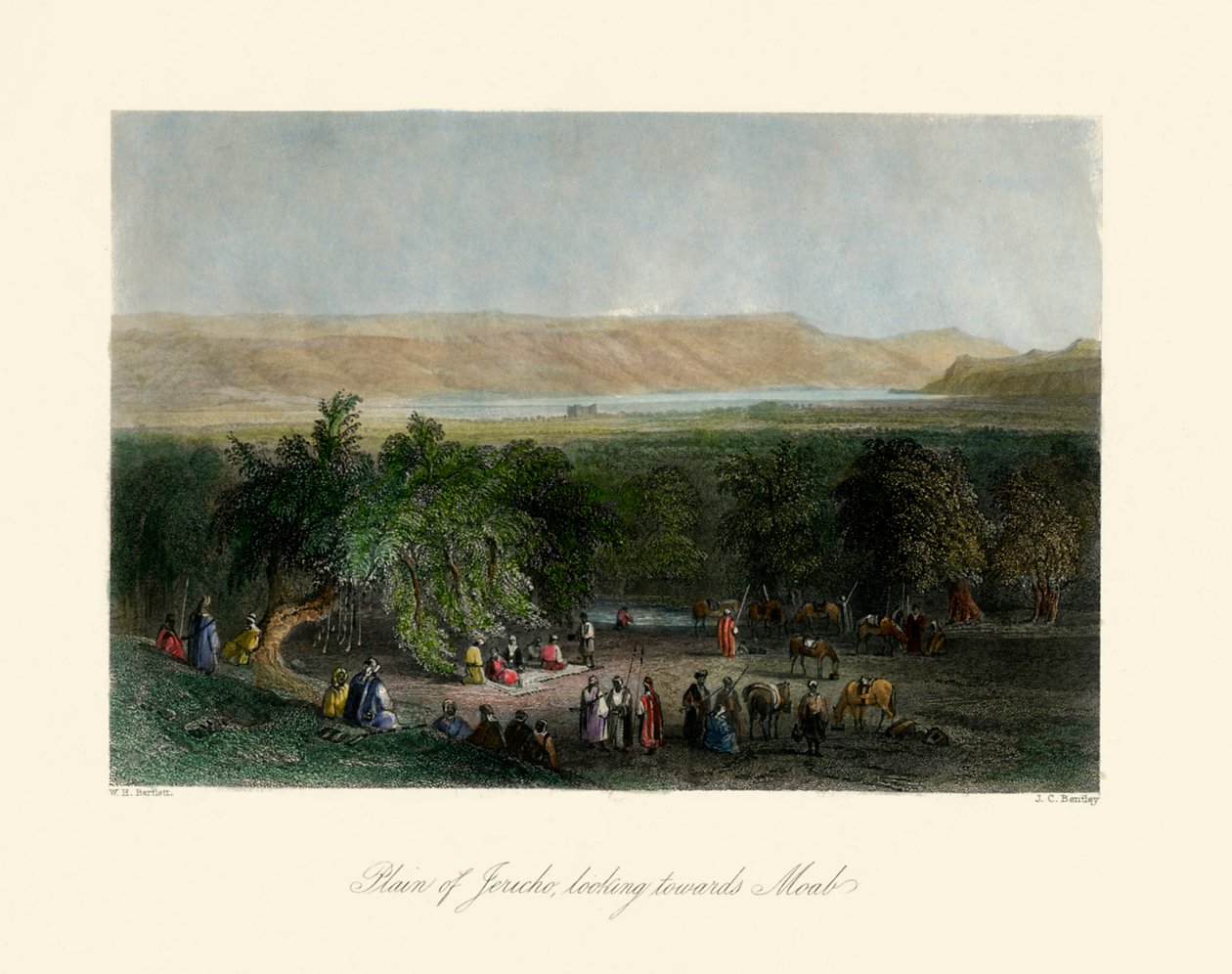 Tierra Santa - Llanura de Jericó - Biblia de Unbekannter Künstler