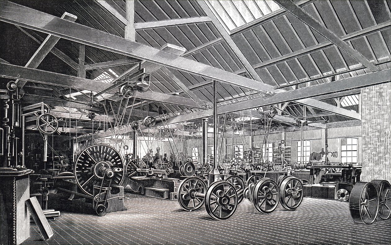 La Casa de Máquinas de Atlas Engine Works de Unbekannt