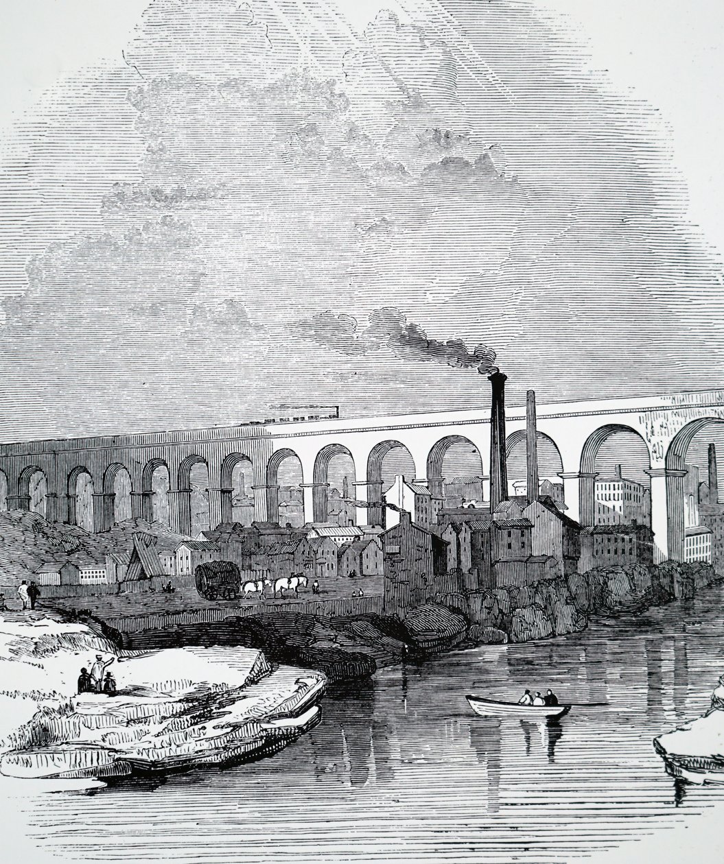 El viaducto de Stockport de Unbekannt