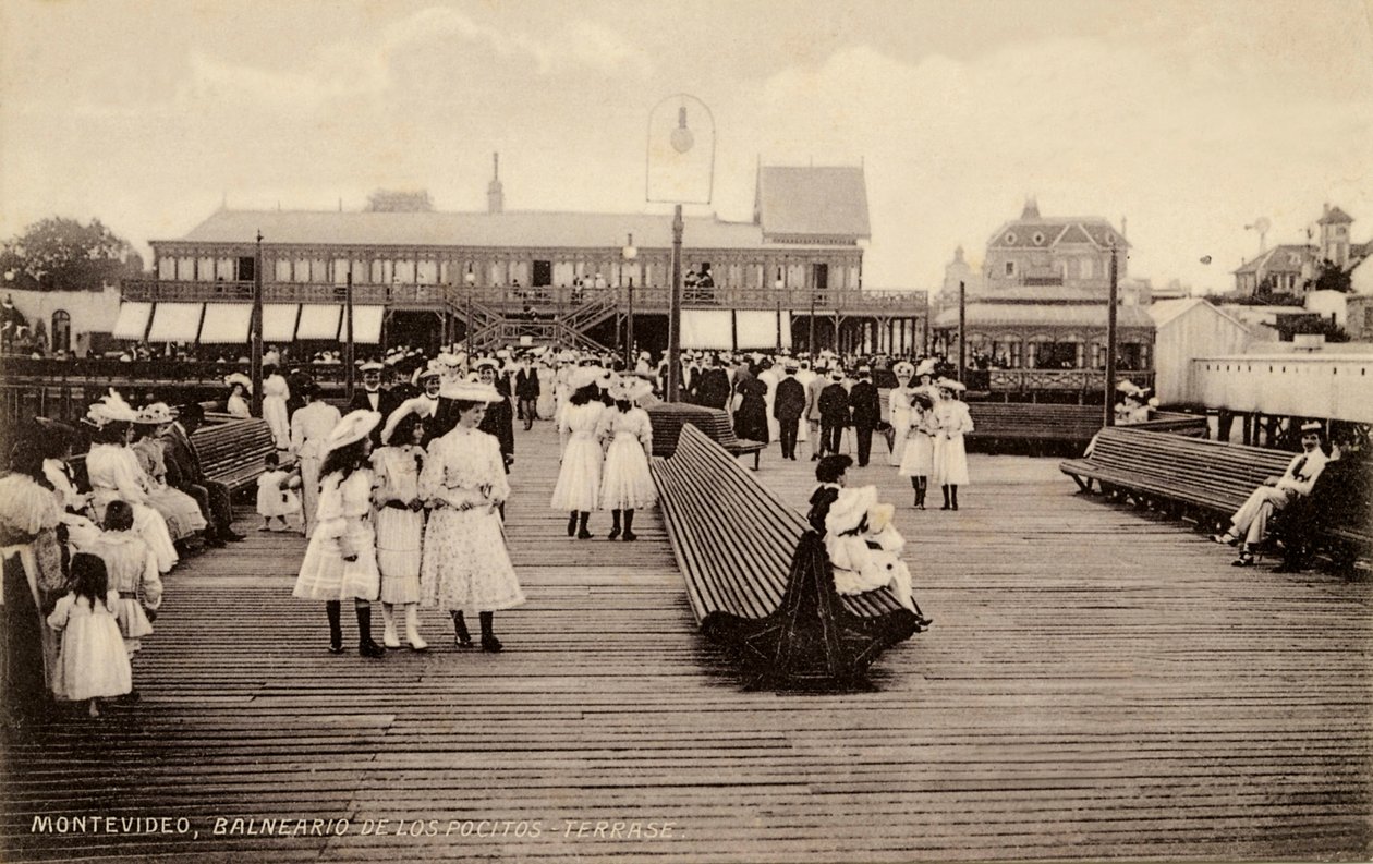 Muelle de Pocitos, Montevideo, Uruguay de Unbekannter Künstler