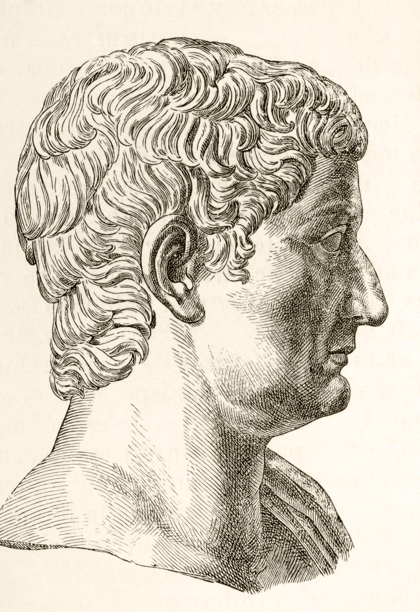 Tiberio César Augusto (42 a.C. - 37 d.C.), Segundo emperador romano, Nacido Tiberio Claudio Nerón, de 