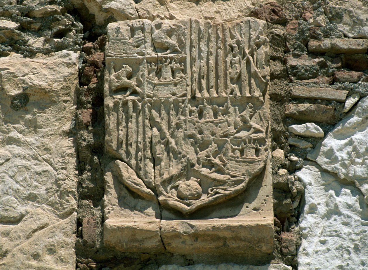 Torre del Homenaje, la Alcazaba de Almería, Andalucía (detalle) de William M. Timlin