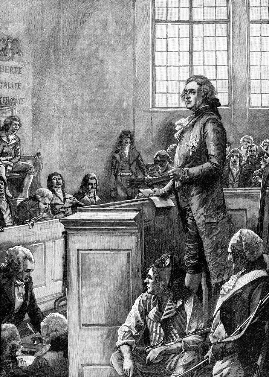 Juicio de Luis XVI, rey de Francia de Unbekannter Künstler