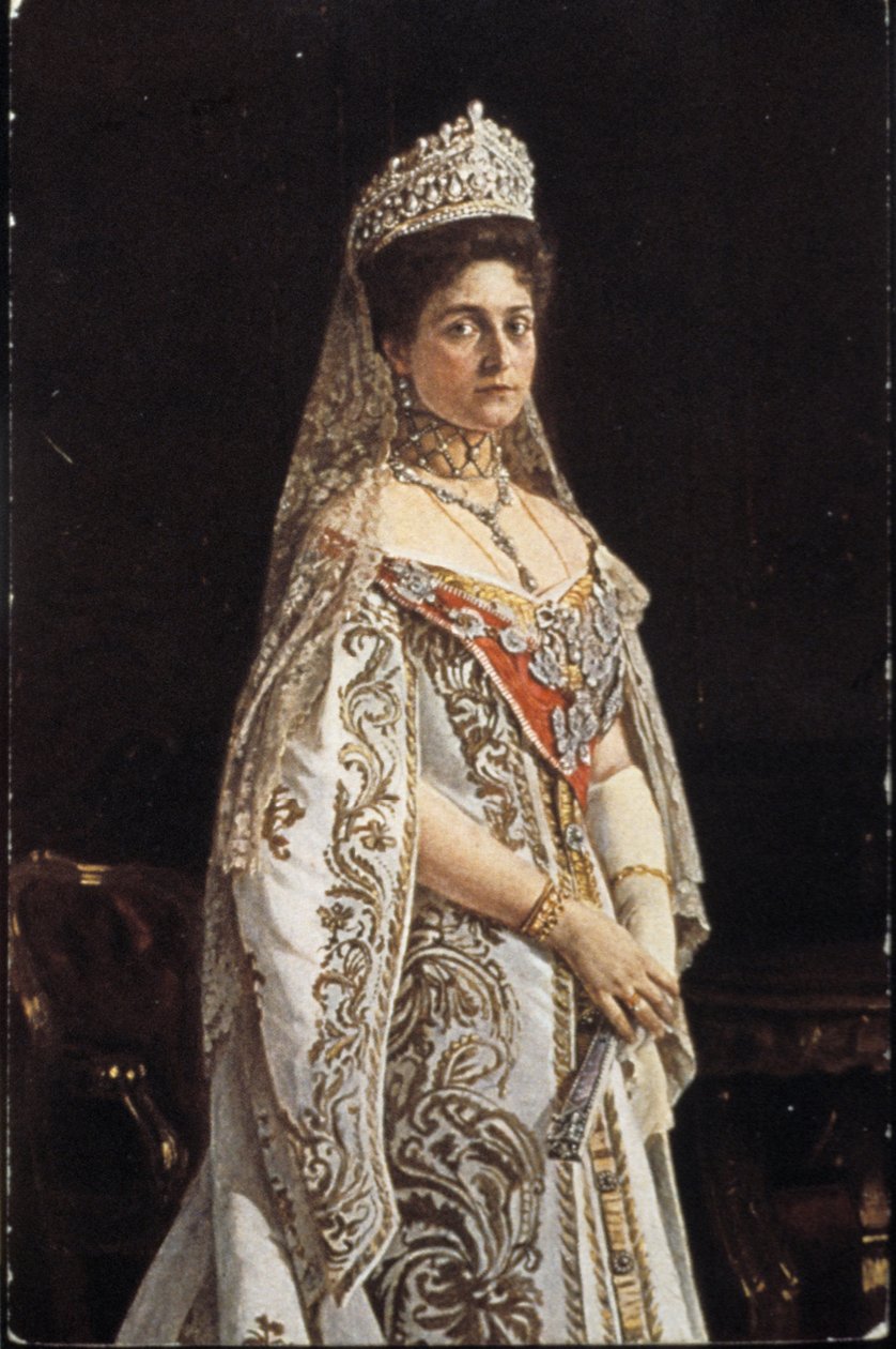 Zarina Alexandra Fiodorovna (1872-1918). de Unbekannter Künstler