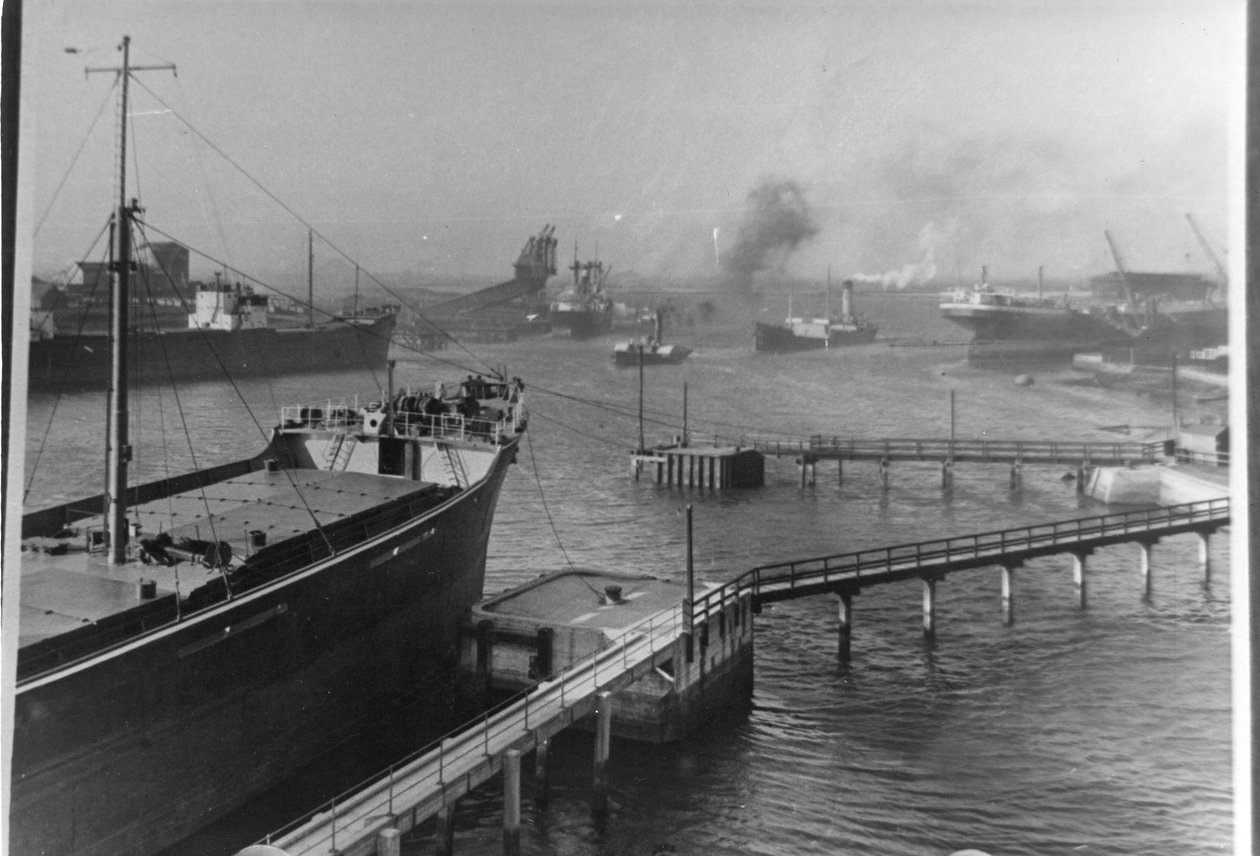 Vista del puerto de Blyth de Unbekannt