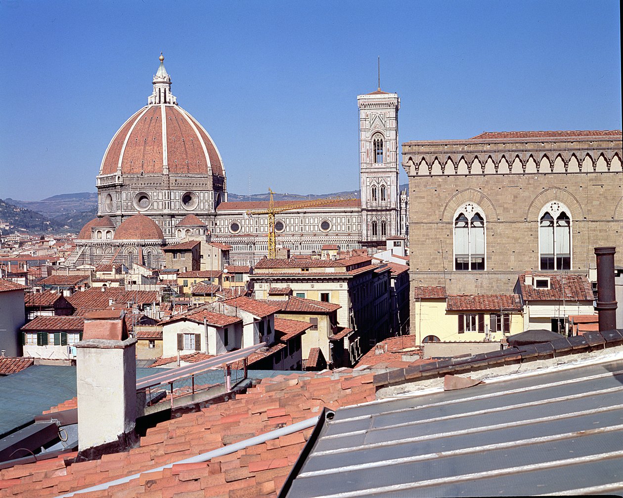 Vista de la Catedral, Campanile y Orsanmichele de Unbekannt