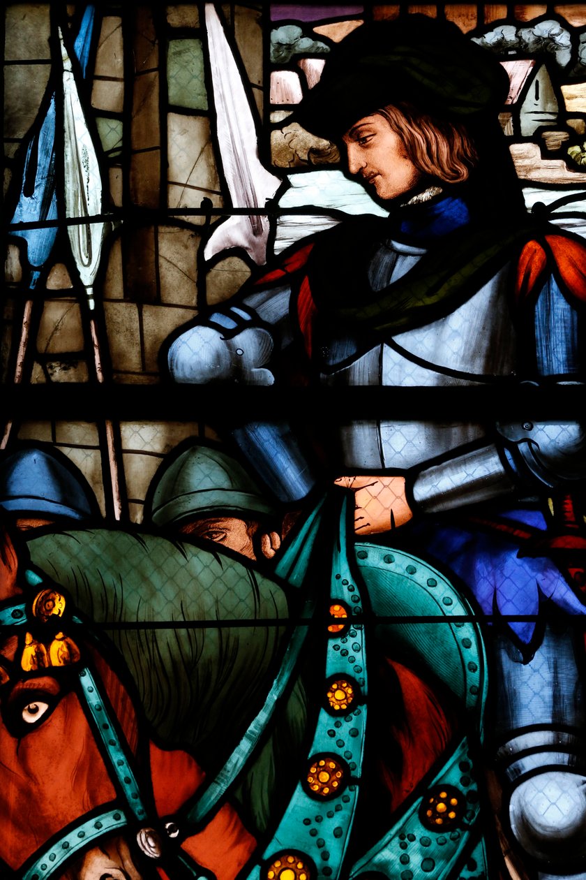 Ventana de la catedral de Bourges, Francia (vidriera) de Unbekannter Künstler