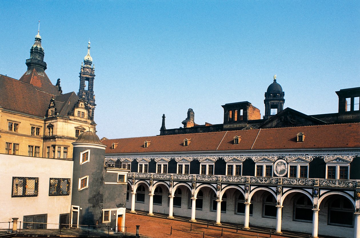 Ala del Palacio Zwinger, Dresde (siglo XVIII), Sajonia, Alemania de Benjamin Baud