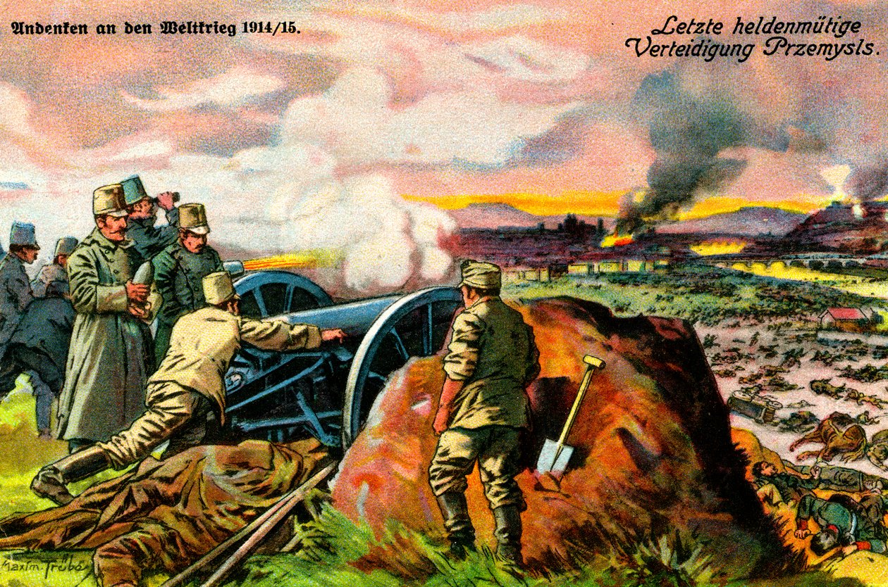 Primera Guerra Mundial: Defensa austro-húngara de Przemyl de Unbekannter Künstler