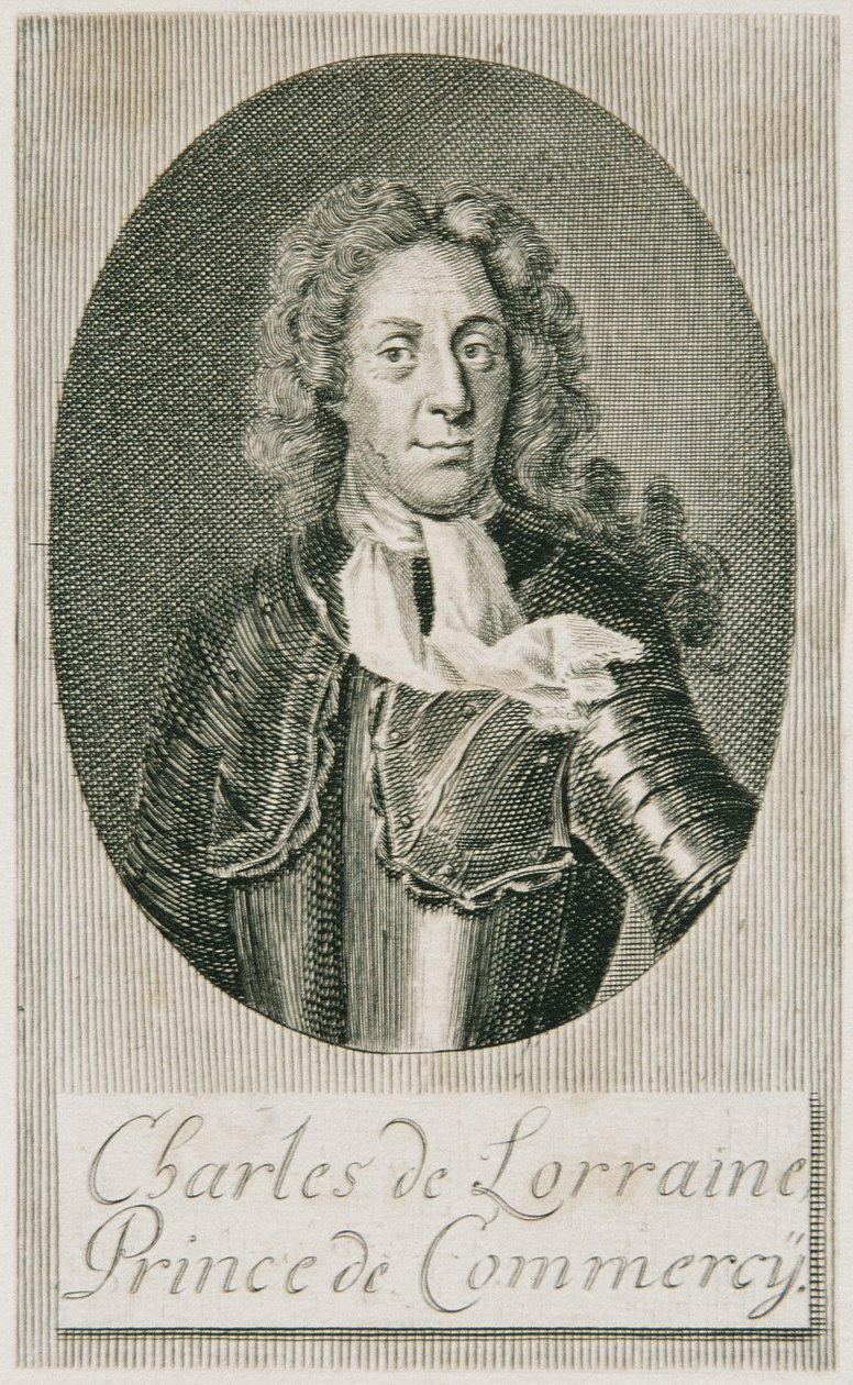 Carlos V Leopoldo Duque de Lorena de Unbekannter Stecher