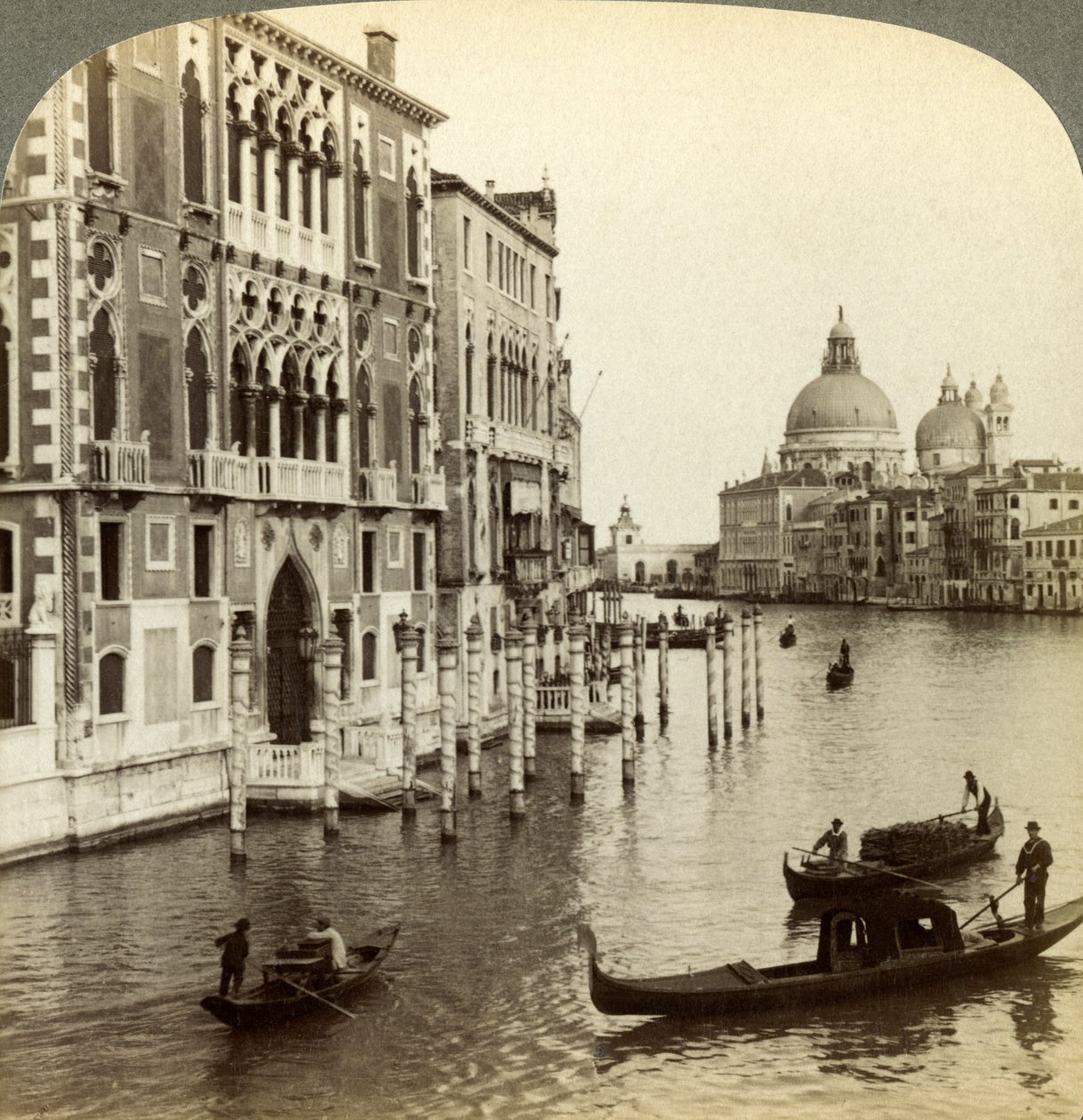 El Gran Canal, Venecia, Italia de Underwood and Underwood