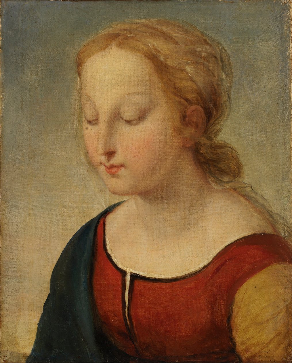 Cabeza de la Virgen (de la Belle Jardiniere) de Unidentified (European)