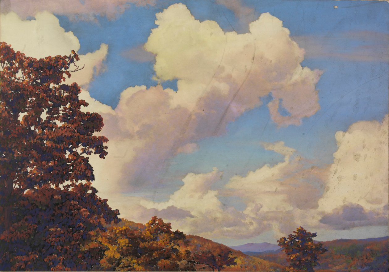 (Paisaje otoñal de montaña) de Unidentified