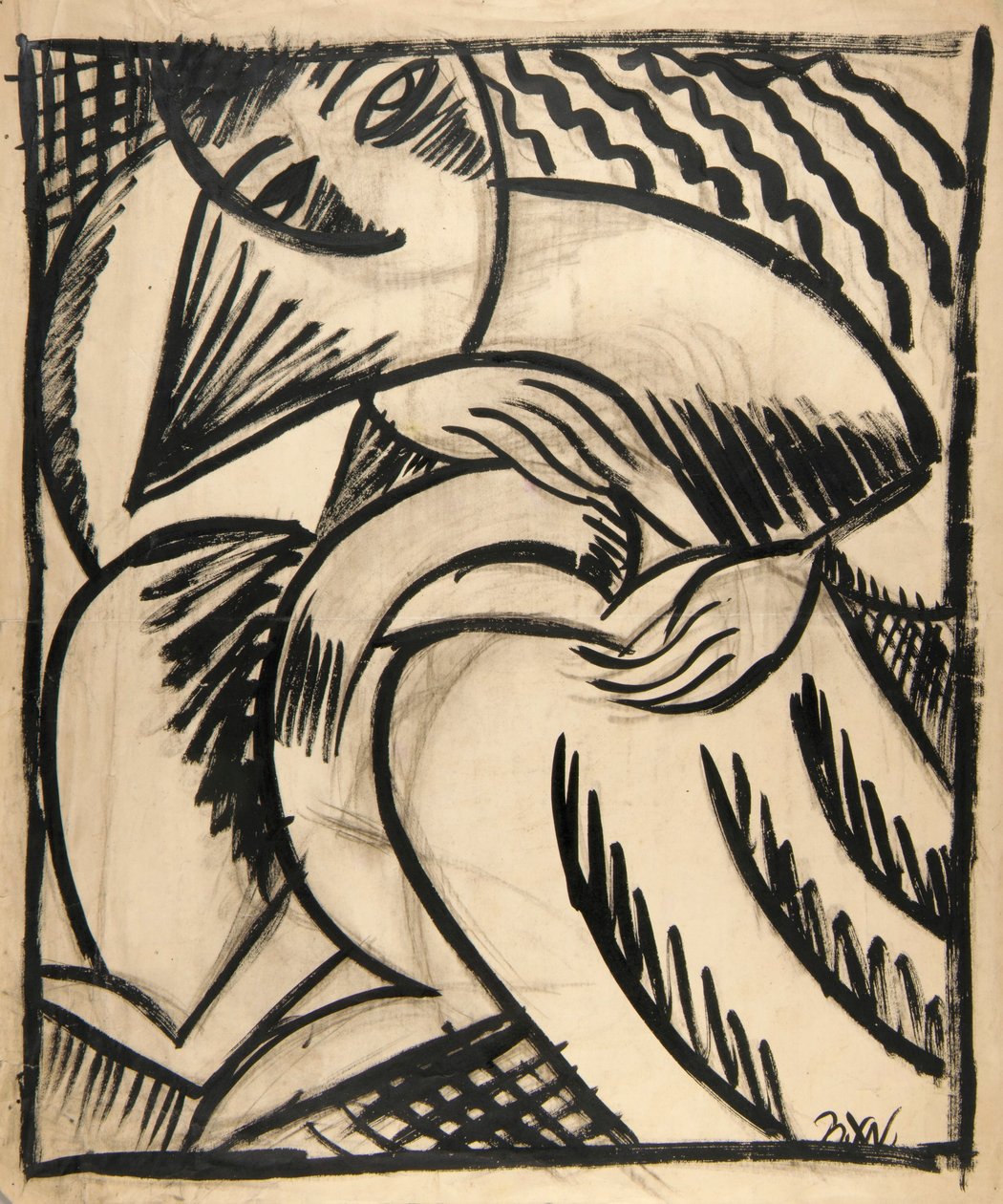 Abstracción figurativa de Unidentified