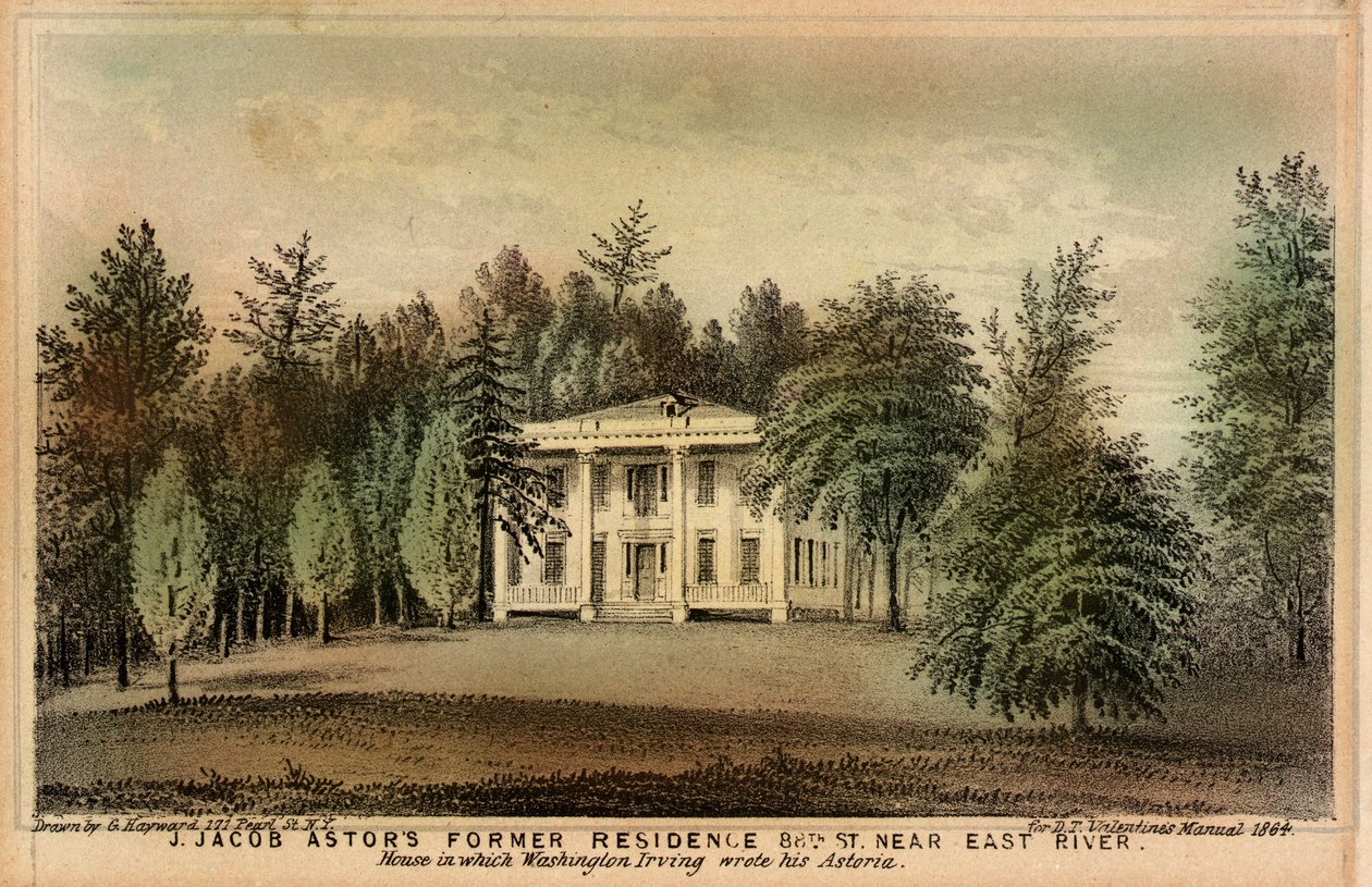 J. Antigua residencia de J. Jacob Astor 88th St. cerca de East River de Unidentified
