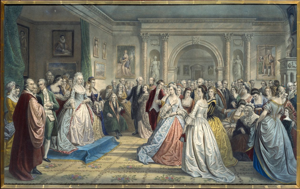 Recepción de Lady Washington de Unidentified