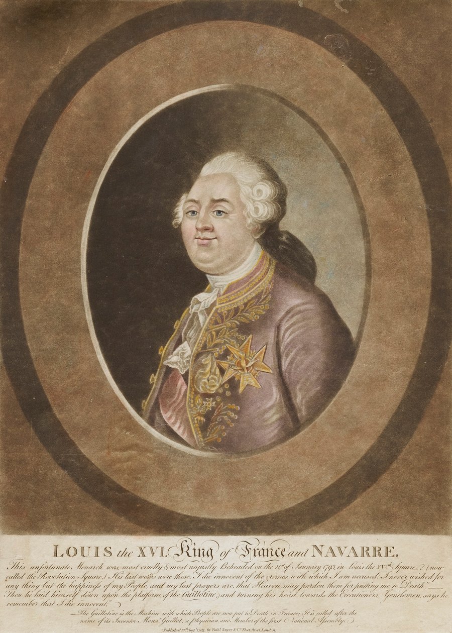 Luis XVI, rey de Francia y Navarra de Unidentified