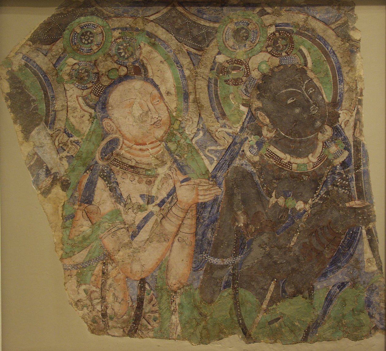 Dos Bodhisattvas que adoran de Unidentified