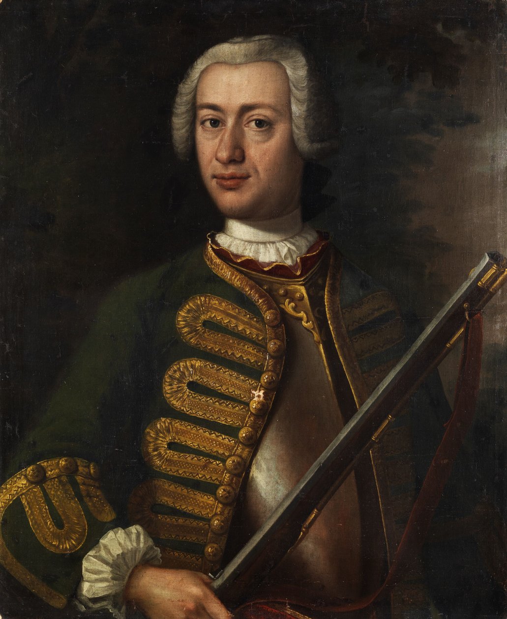  Retrato de un noble de Unidentified painter label QS