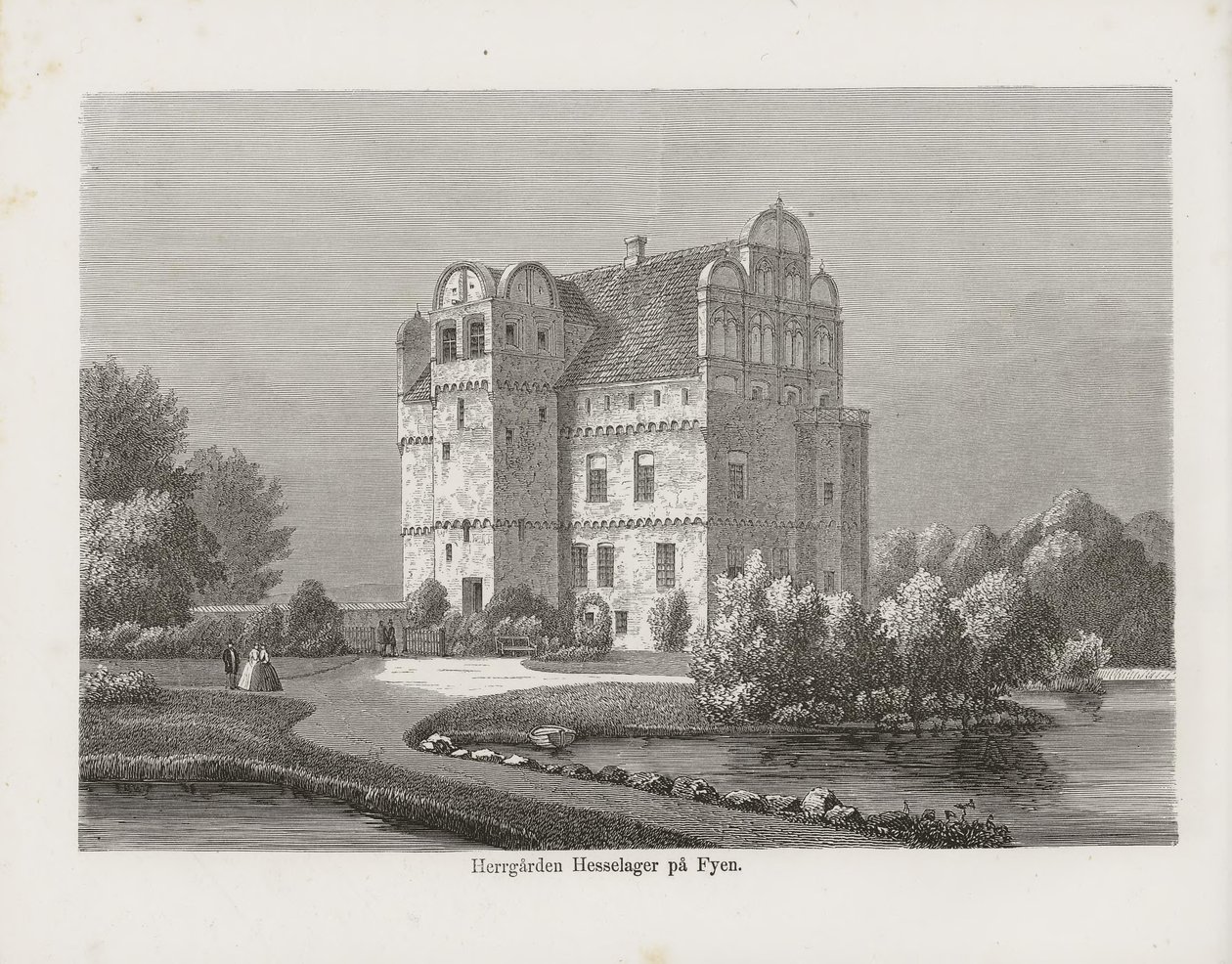 Ilustración tomada del libro Nordiska taflor de autor desconocido y publicado por Albert Bonnier (ver, 1867) de Unknown