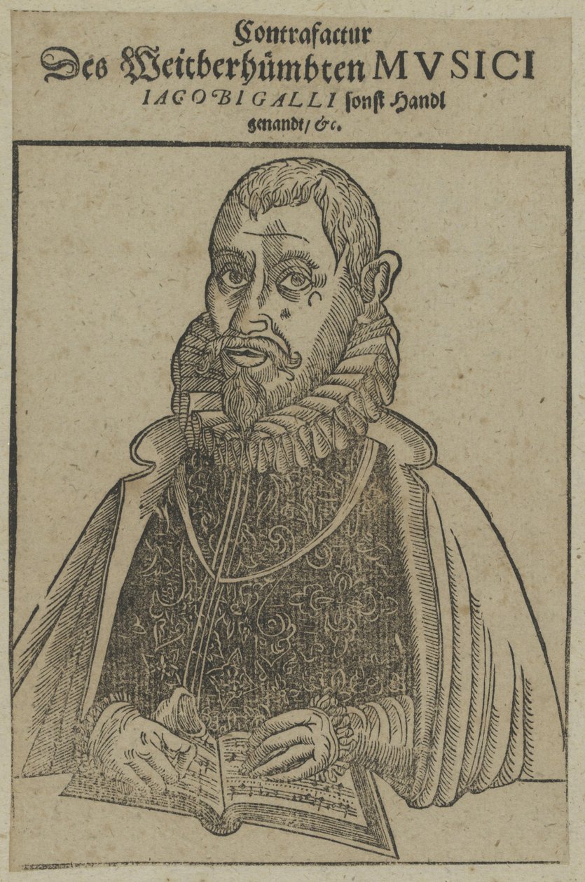 Jakob Petelin Gallus de Unknown