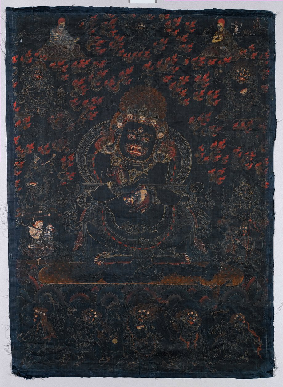 Mahakala, protector de la tienda, Tíbet. de Unknown