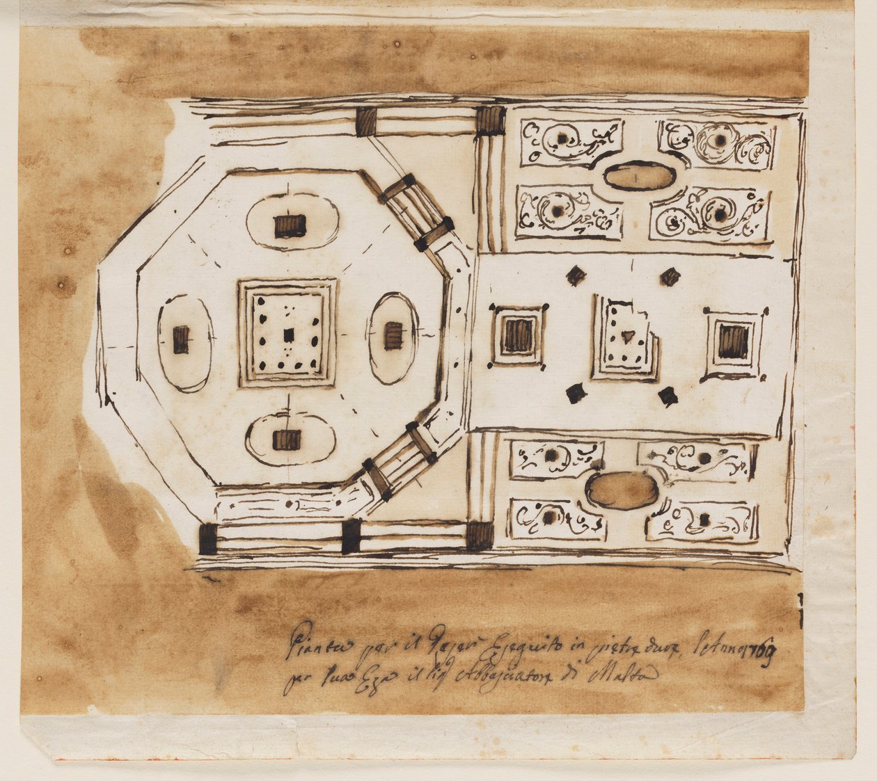 Centro de mesa para el embajador de la Orden de Malta de Unknown