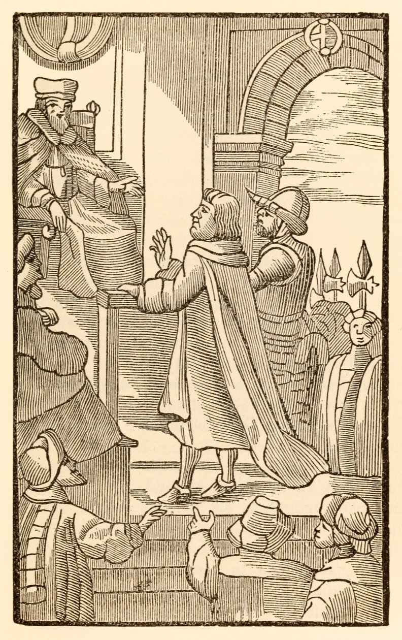 "Ahora fiel juega el hombre, habla por tu Dios" de "El progreso del peregrino de este mundo, al que está por venir" de John Bunyan de Unknown