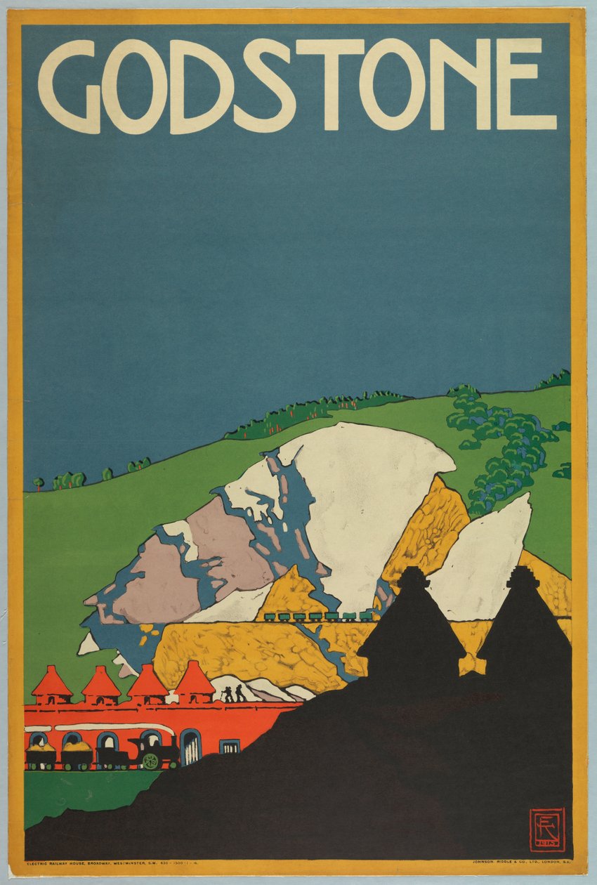 Póster, Godstone, Metro de Londres, 1915 de Unknown