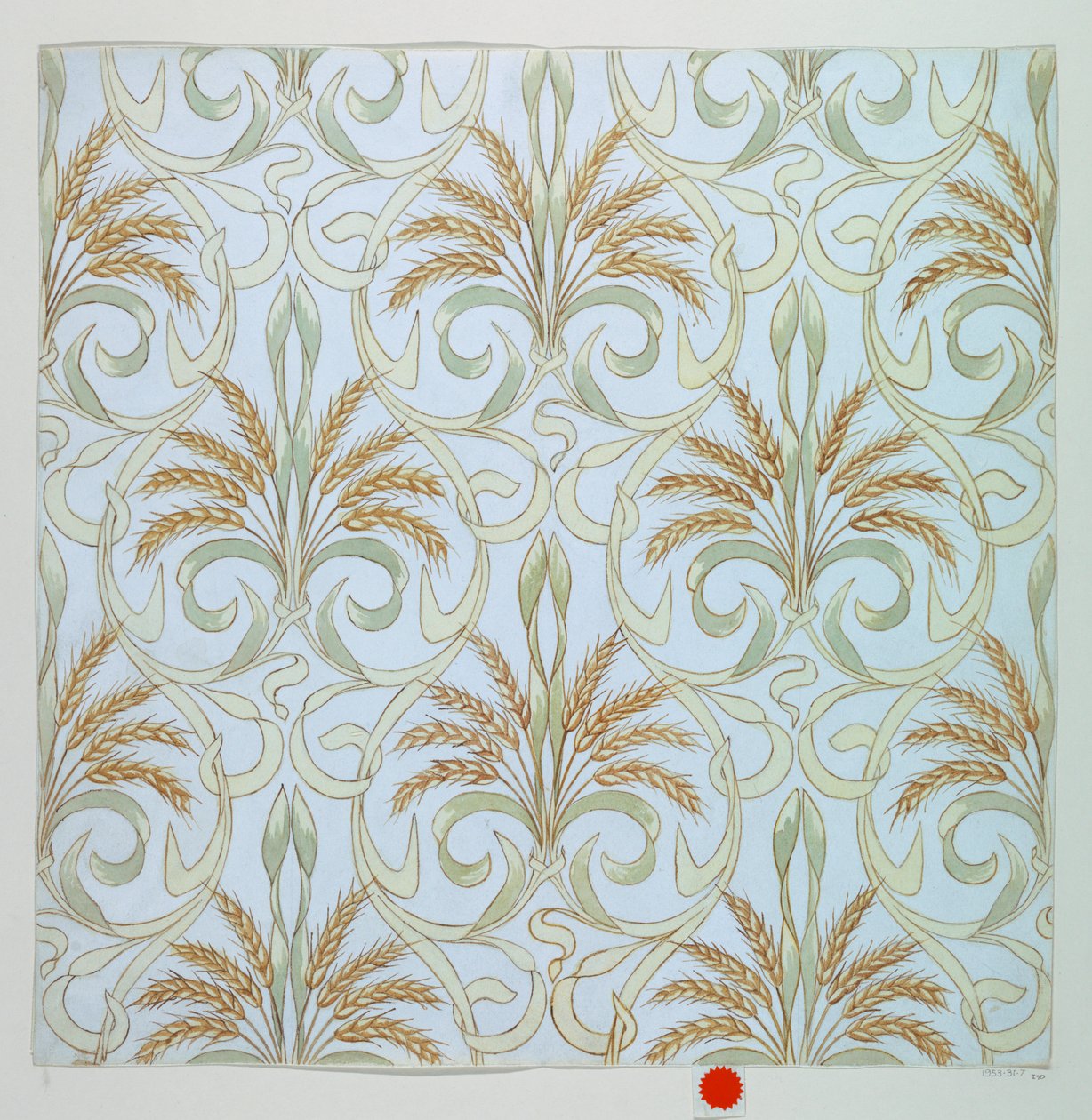 Diseño para papel tapiz, 1894 de Unknown