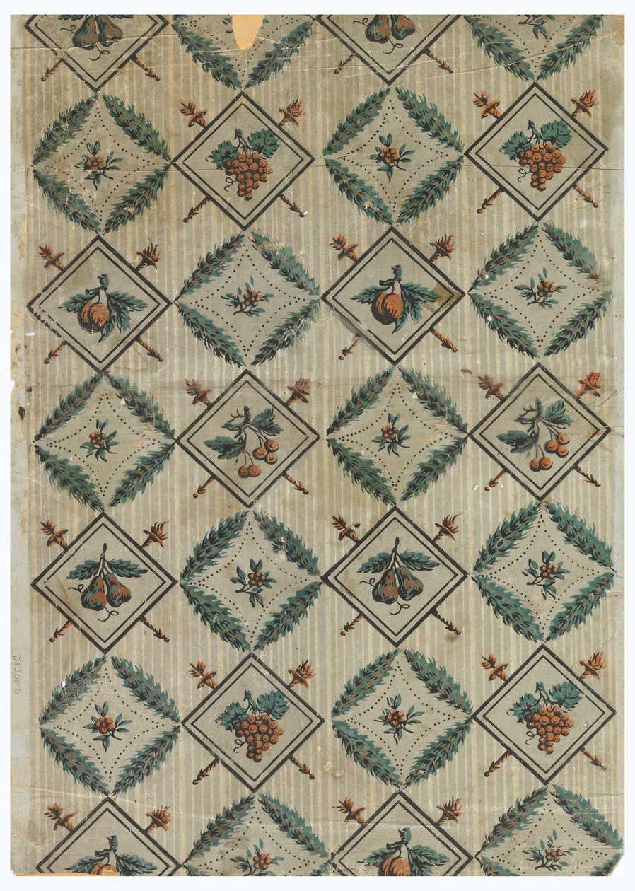 Papel pintado (Francia), ca. 1800 de Unknown