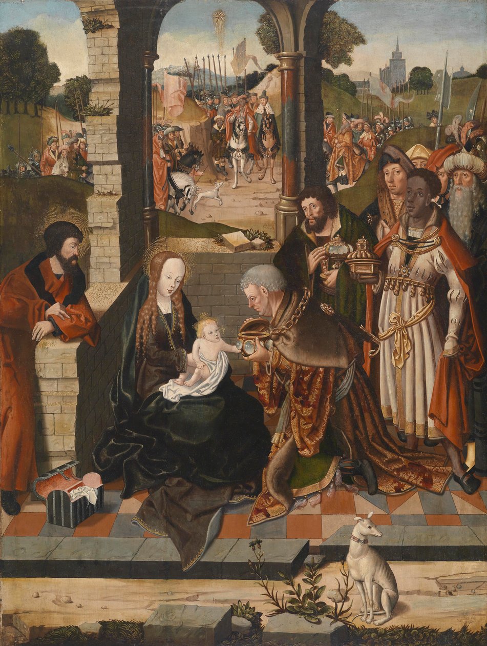 La adoración de los Reyes de Unknown