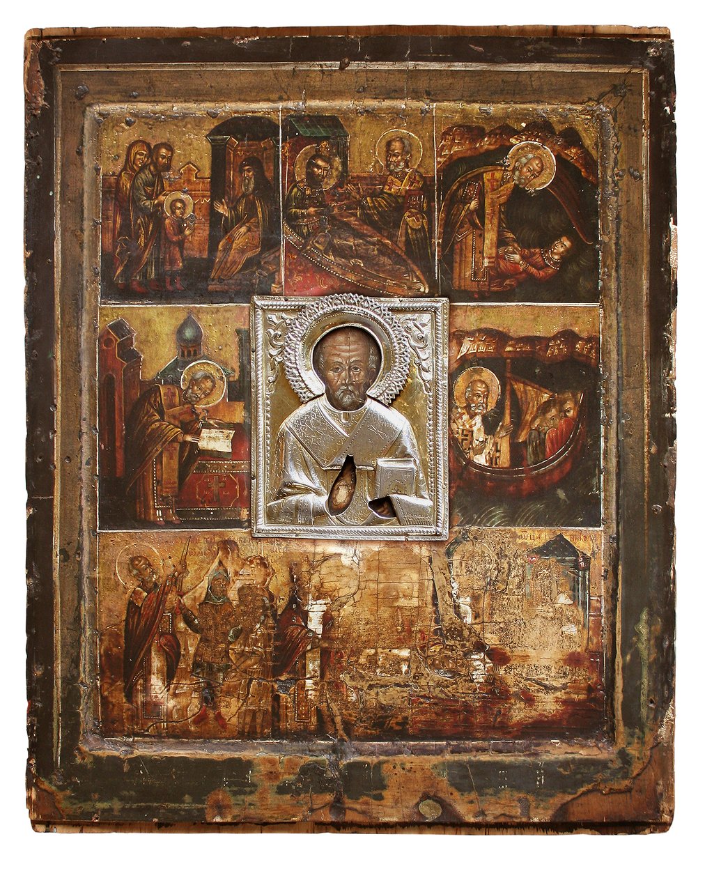Velikorezkaya ikon de San Nicolás, Rusia de Unknown
