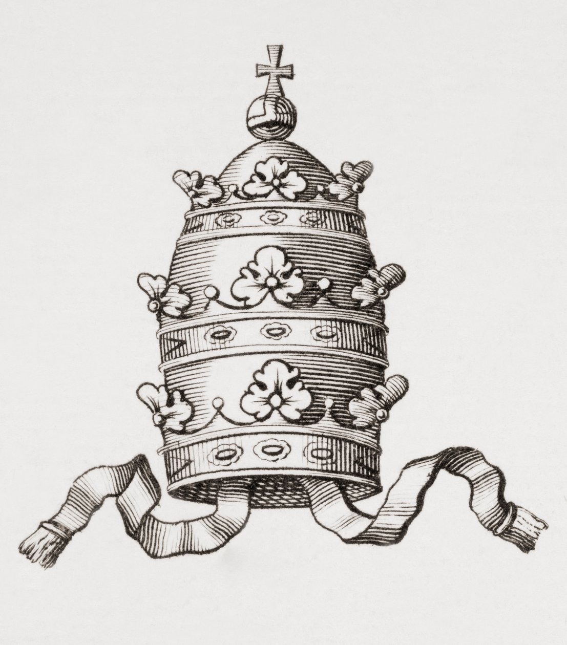 Tiara papal, o Triregnum de Unbekannt Unbekannt