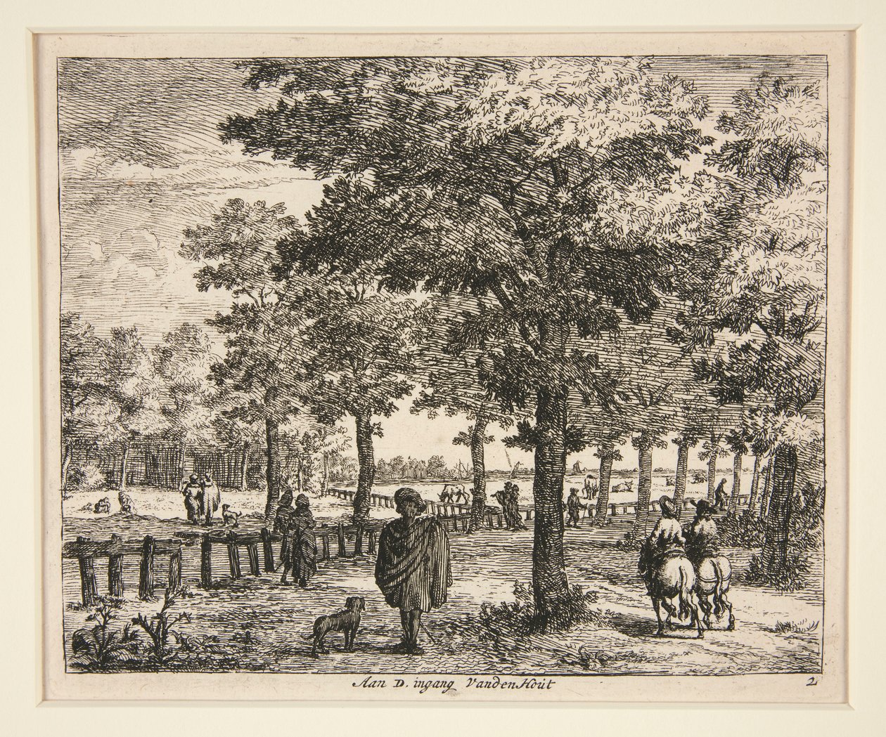 Aan d. ingang Vanden Harit (A la entrada de Vanden Harit) de Unknown