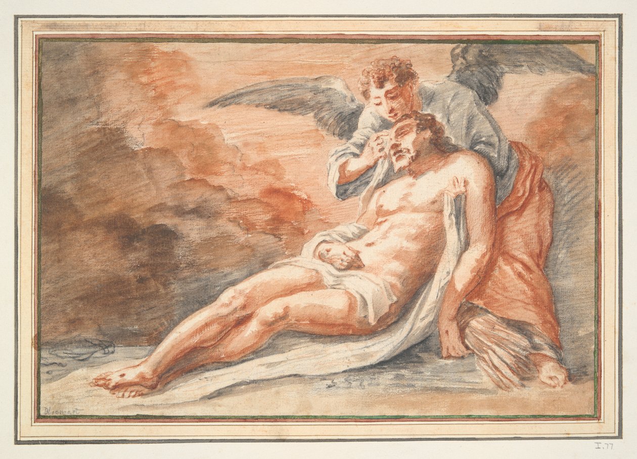 Ángel consolando al Cristo depuesto de Unknown