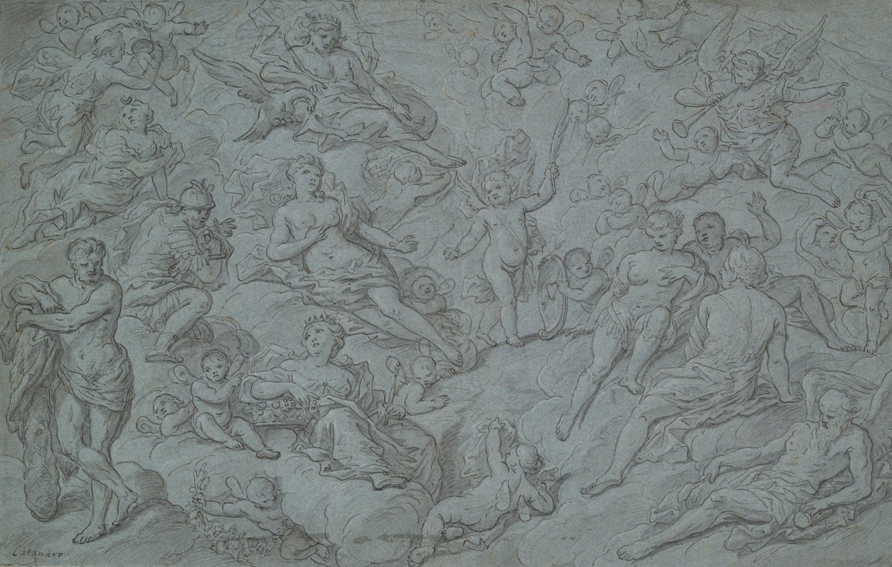 Asamblea de Dioses y Hércules de Unknown