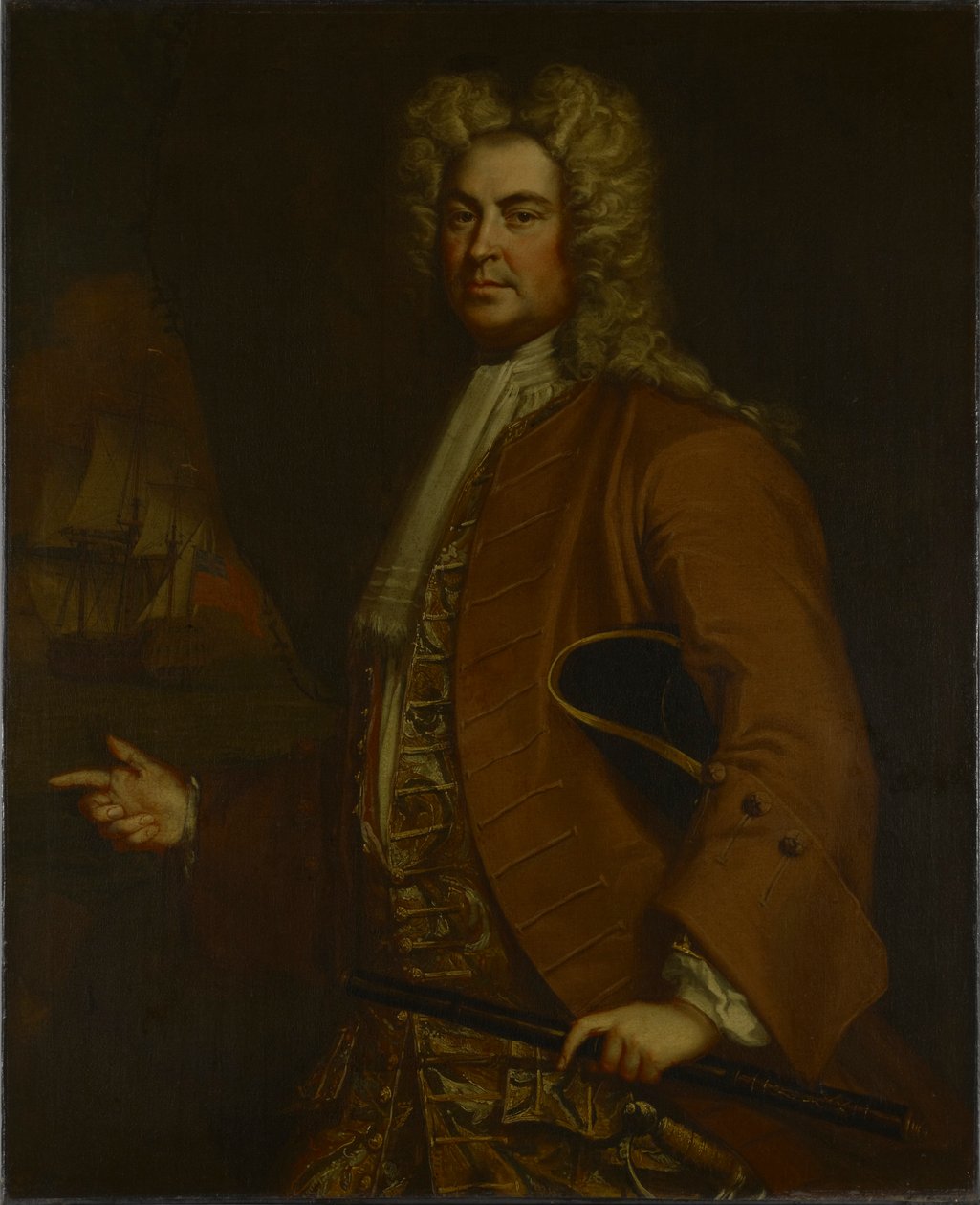 Comodoro Edward Tyng (1683-1755) (anteriormente atribuido a John Smibert) de Unknown