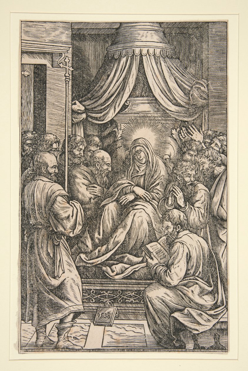 muerte de la virgen de Unknown