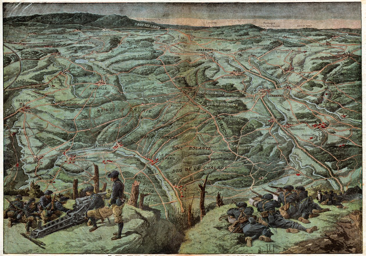 Frente de Argonne, 1916 de Unknown