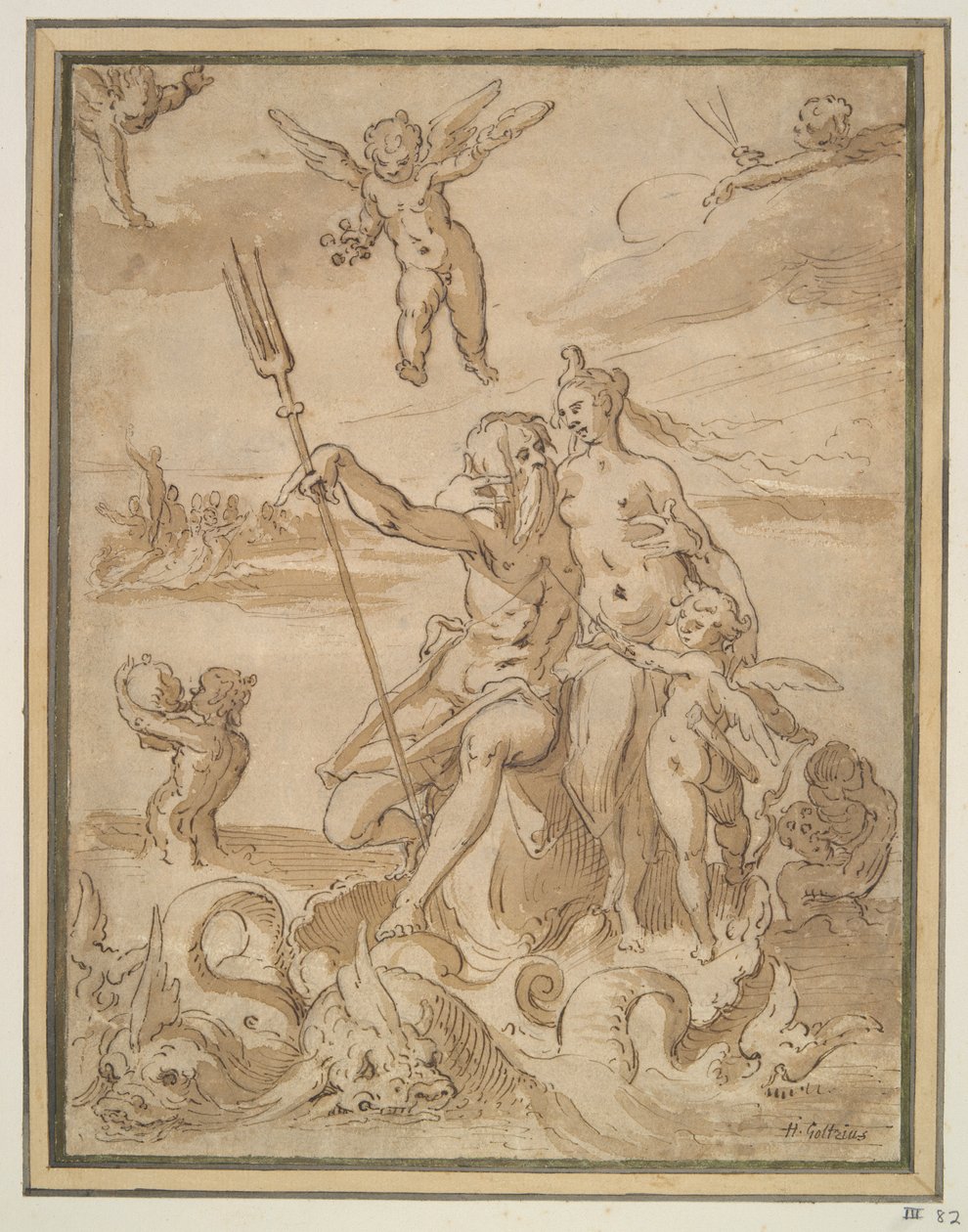 Neptuno y Anfitrite de Unknown