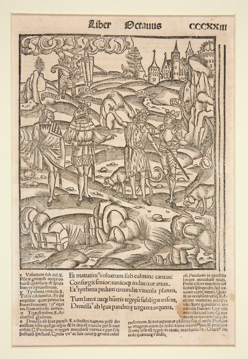 Página del Virgilio de Estrasburgo, 1502 de Unknown