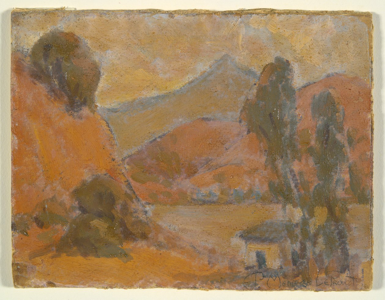 paisaje rosa de Unknown
