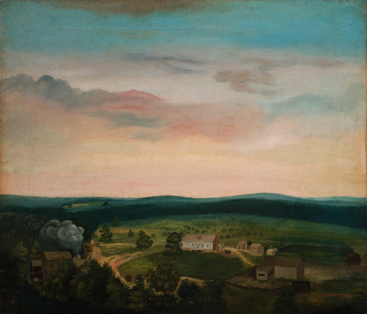 Retrato de la granja Cresswell de Unknown