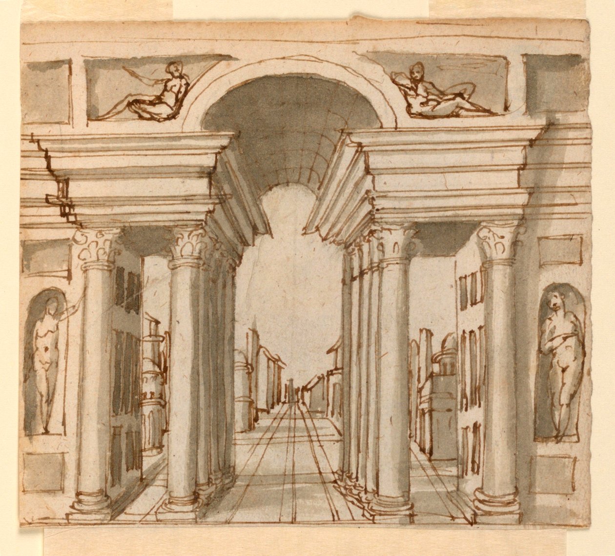 Diseño escénico: perspectiva arquitectónica de Unknown