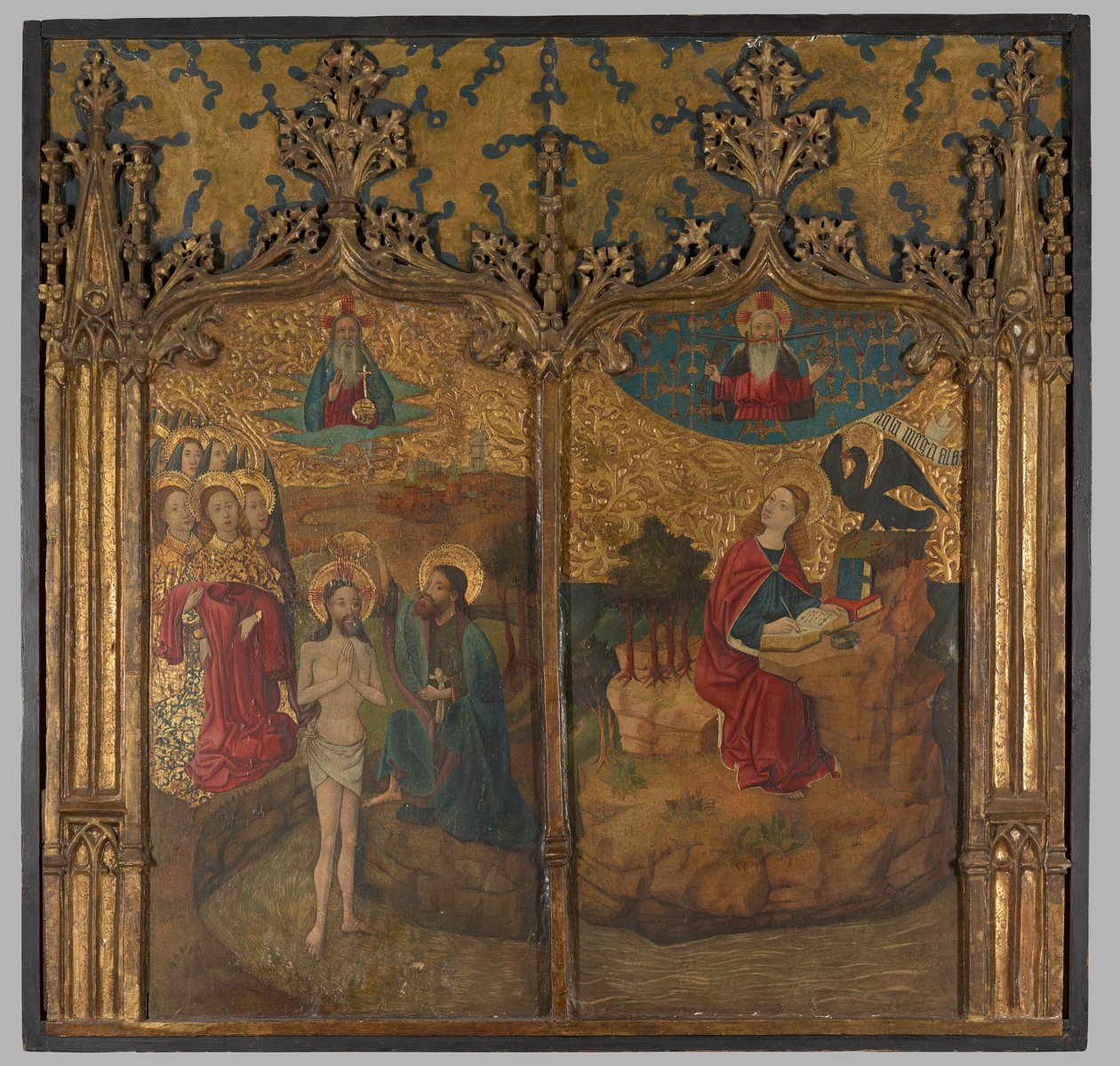El Bautismo de Cristo y San Juan de Unknown