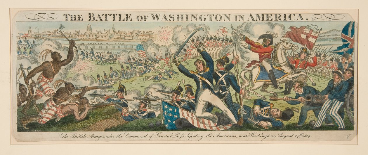 La batalla de Washington en América de Unknown